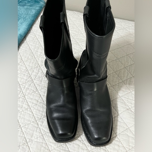 Men's Harley-Davidson Bowden Leather Harness Motorcycle Boot Sz 10.5 EUC - Picture 5 of 8